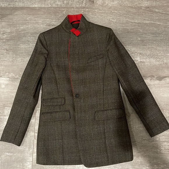Rag & Bone Paloma Jacket With Red Lapel - Picture 10 of 16